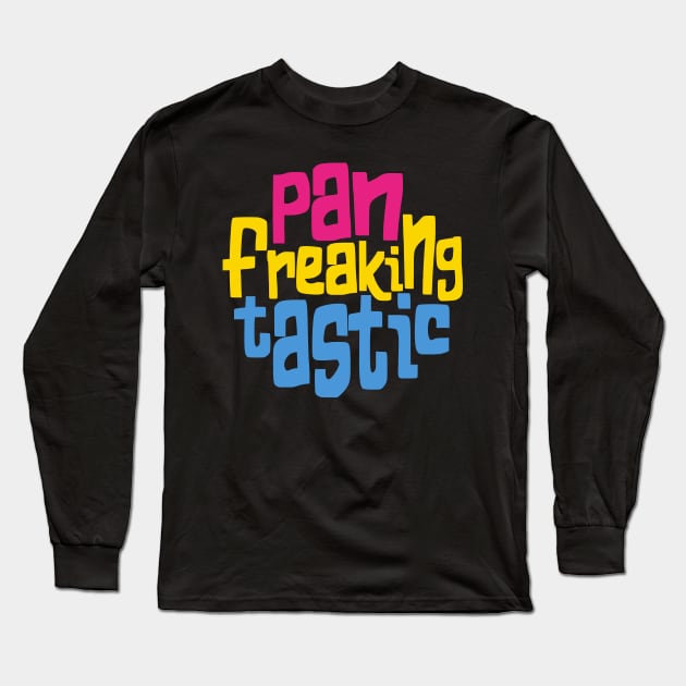 Pansexual Pride Pantastic Long Sleeve T-Shirt by Huhnerdieb Apparel